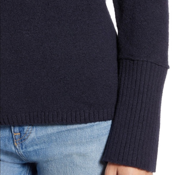 Something Navy V-Neck Sweater - Picture 3 of 7